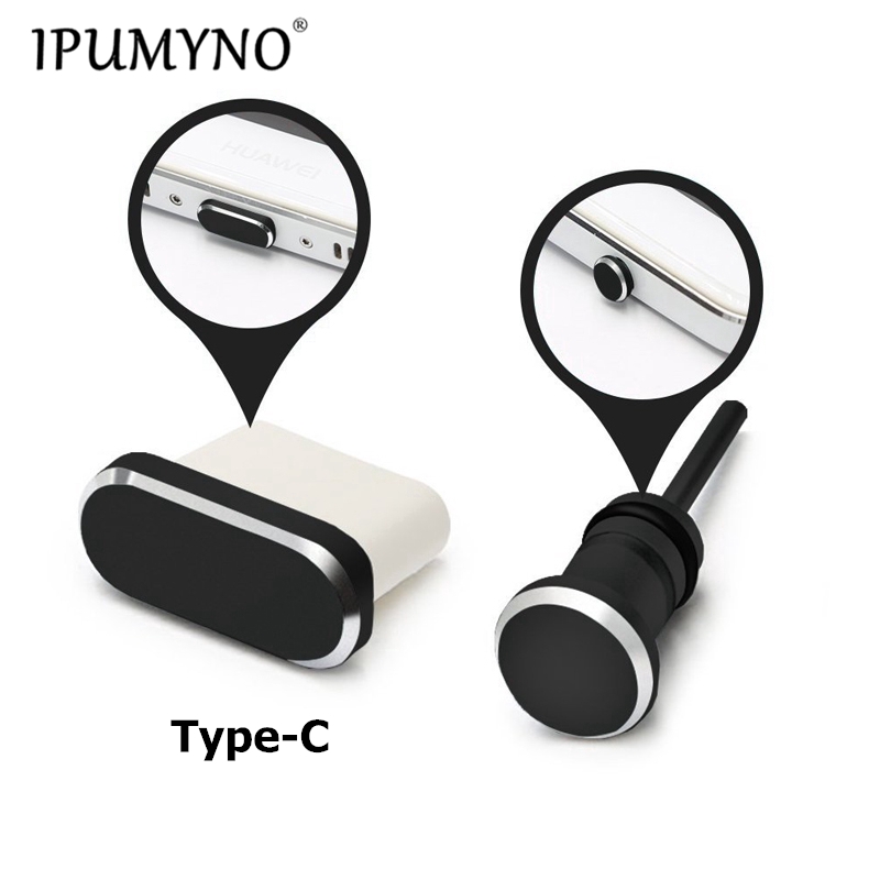Metal Dust Plug For Type C Ear Charger Port Earplug 5 Colors