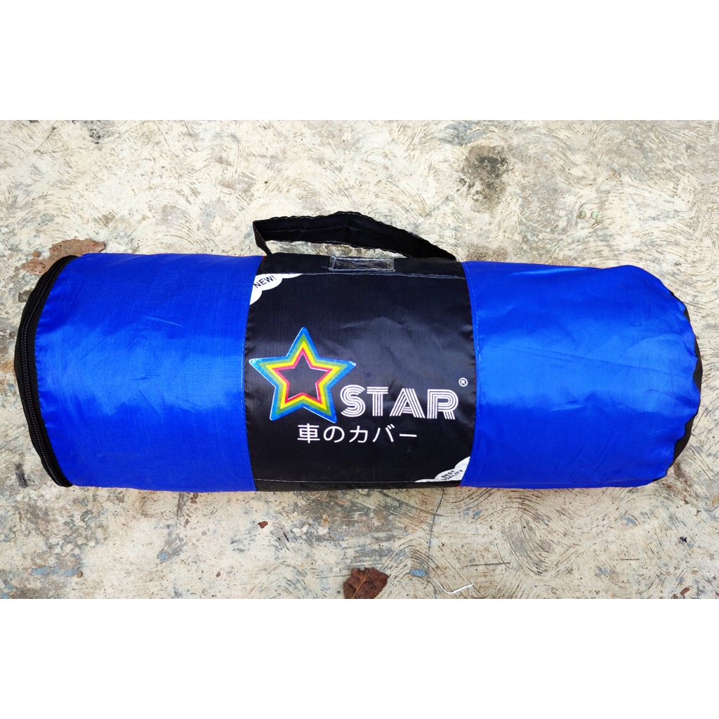 Body Cover GREAT COROLLA BIRU HITAM Penutup Bodi Mobil Great Corolla Waterproof PREMIUM