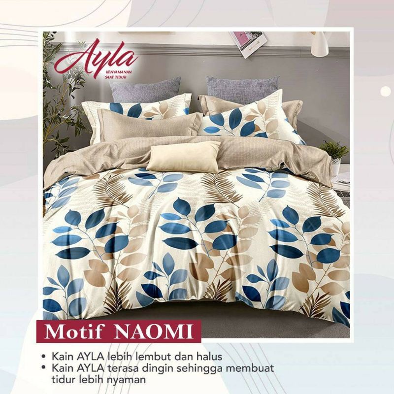 Sprei Ayla cream 160×200×25cm