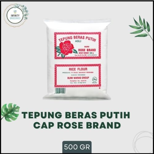

TEPUNG BERAS PUTIH CAP ROSE BRAND 500 Gr MURAH !!