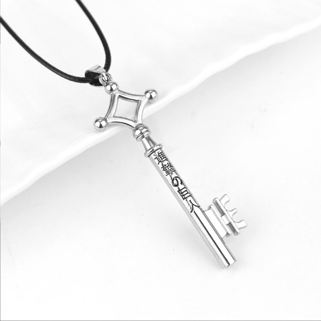 Kalung Hias Liontin Kunci Attack On Titan Anime Lover Eren Jaeger Warna-Warni Untuk Unisex