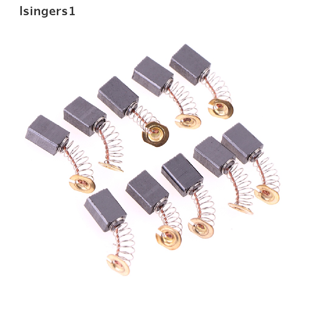 (lsingers1) 10pcs / Set Brush Karbon 6x9 X 14mm Power Tool Elektrik Untuk Angle Grinder