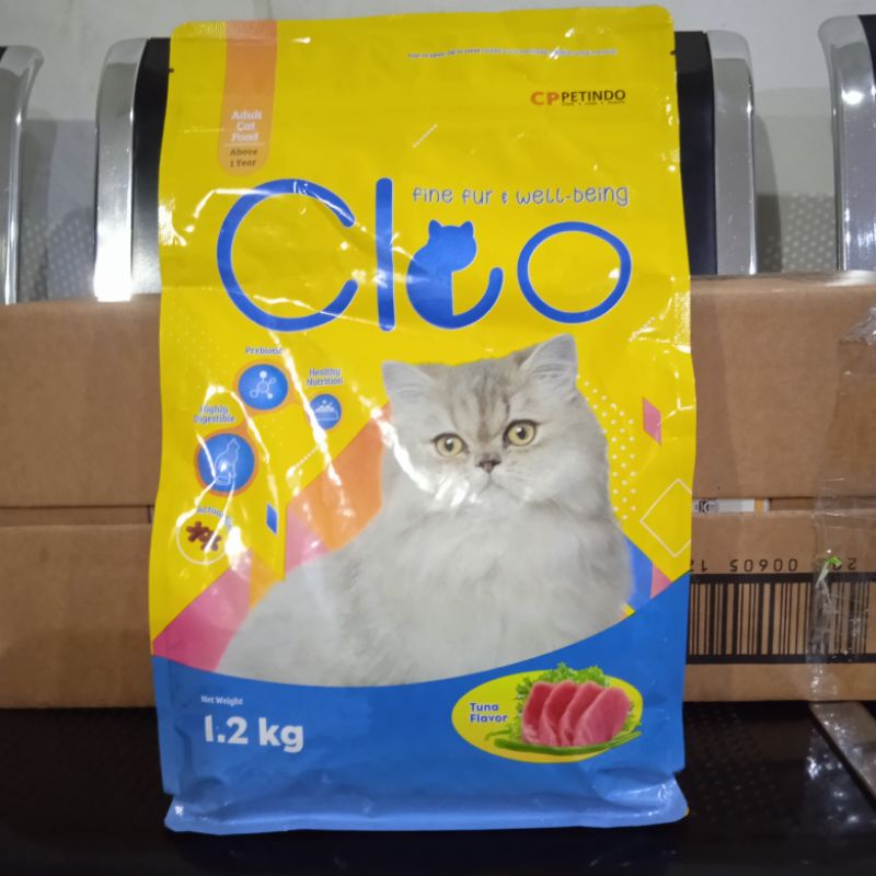 cleo cat 1,2kg makanan kucing cleo