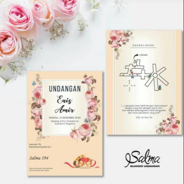 UNDANGAN BLANGKO SALMA 194