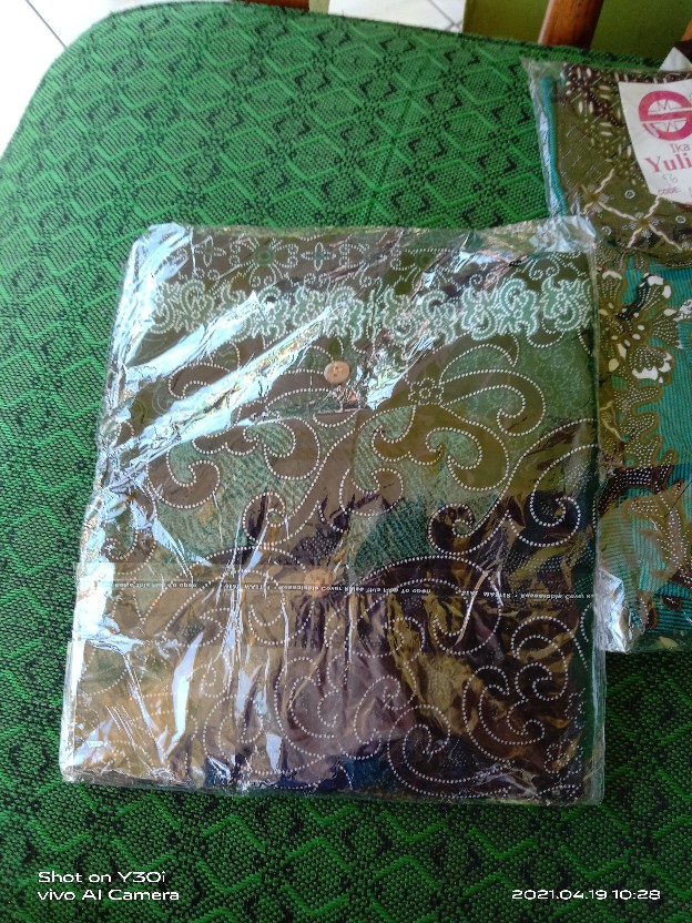 Couple Anak Dress Hem Batik