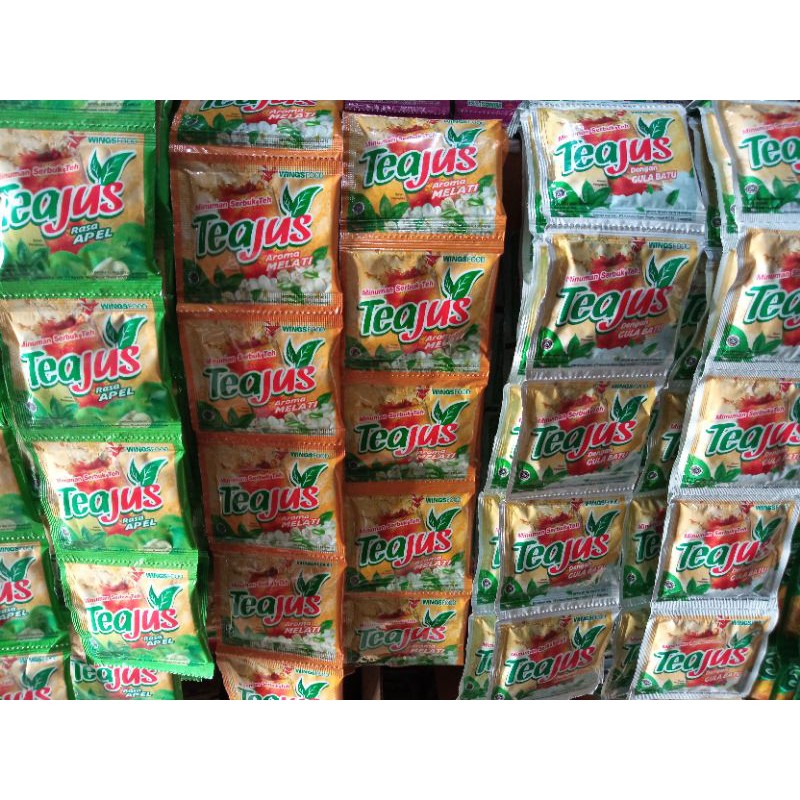 

Serbuk Minuman TEAJUS / TEA JUS Sachet paketan 3 Renteng / 30 pcs