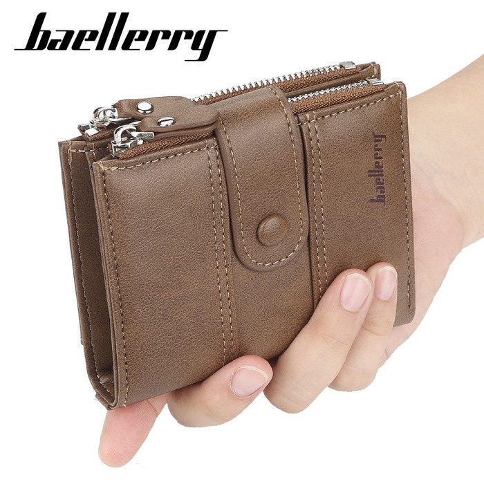 Dompet Pendek Lipat Dompet Kulit Pria Original Baellerry Wallet D3215