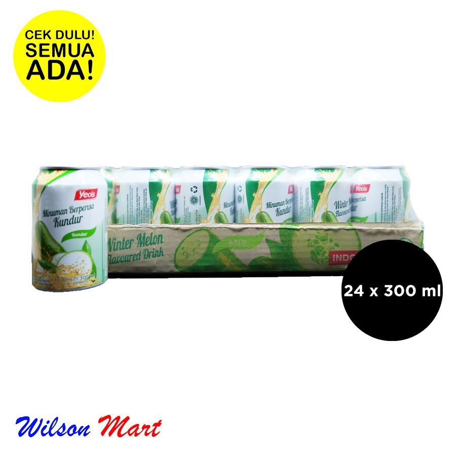 

YEOS WINTER MELON TEH KUNDUR ISI 24 X 300 ML