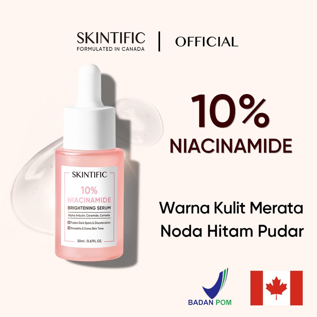 [BPOM] Skintific 10% Niacinamide Brightening Serum 20ml