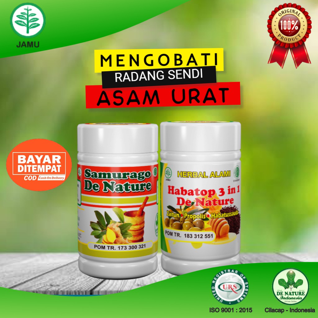 

Samurago Habatop Obat Asam Urat Ampuh | Atasi Encok | Nyeri Otot Sendi | Rematik | Kolesterol Tinggi