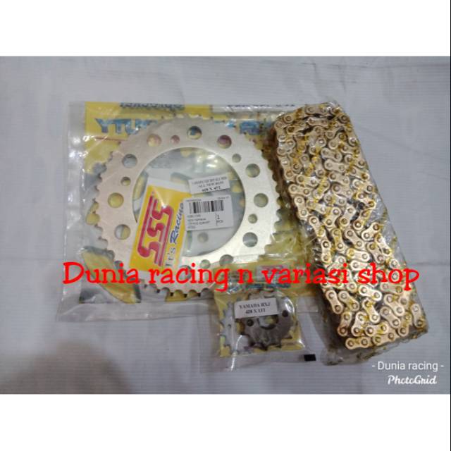 Gear set sss Gir set sss 428 Honda CRF 150 Rante 428H full gold