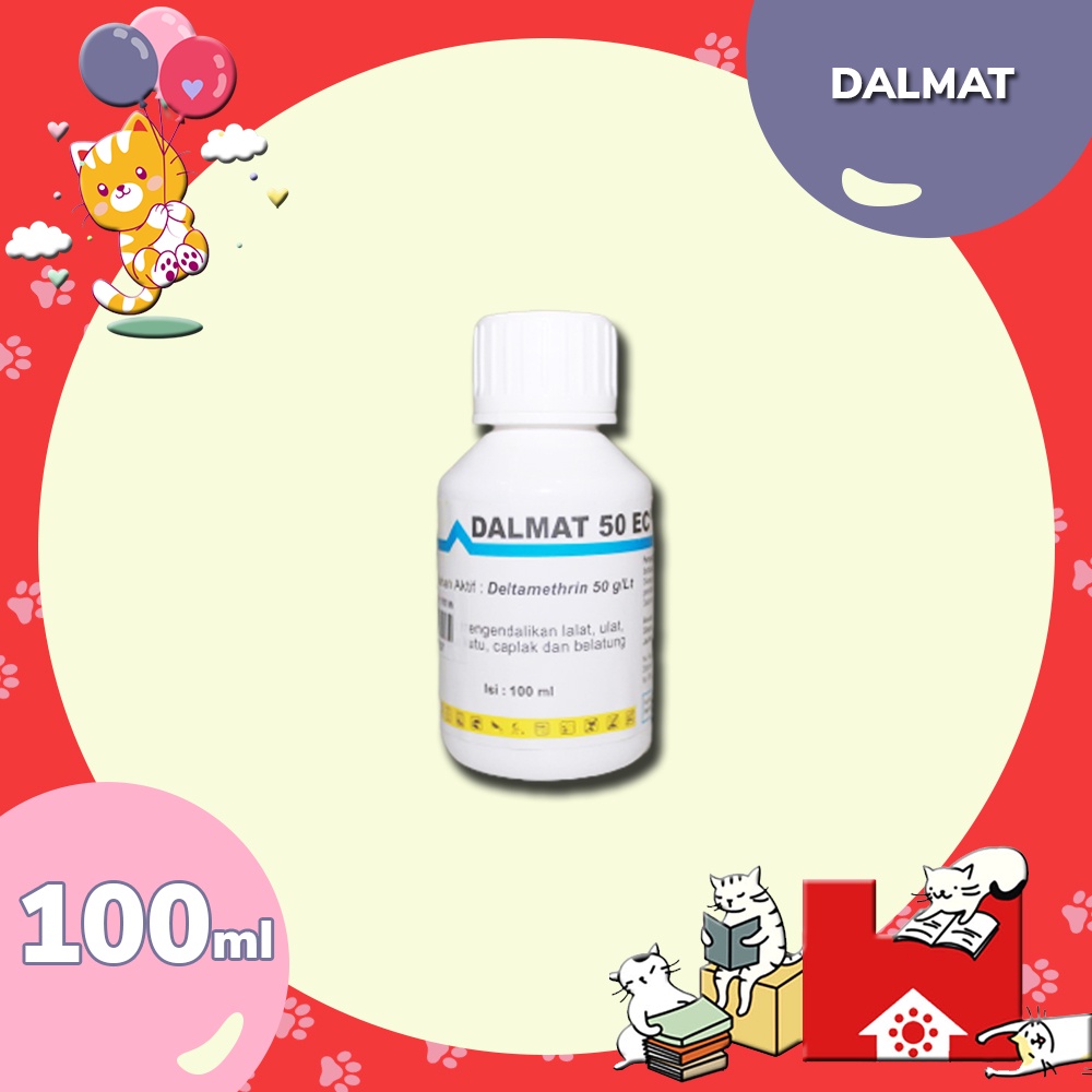 Dalmat 50ec Obat Kutu Anjing &amp; Kucing Mandi 100ml