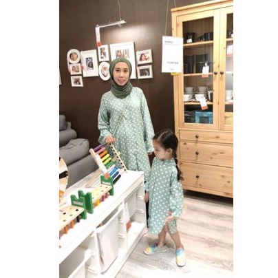 Afsheenastore Tunik Anak Perempuan Minie Polka By Little Aruma