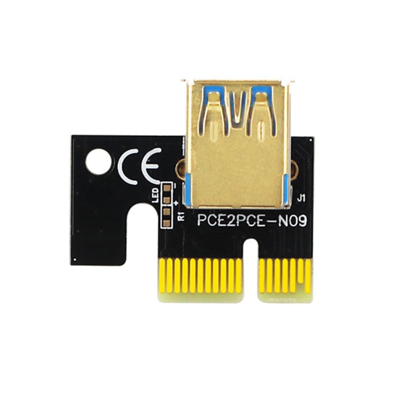 Btsg PCI-E Extender Riser 1x Ke 16x USB 3.0 PCI-E GPU Adapter Untuk Tambang GPU Bitcoin