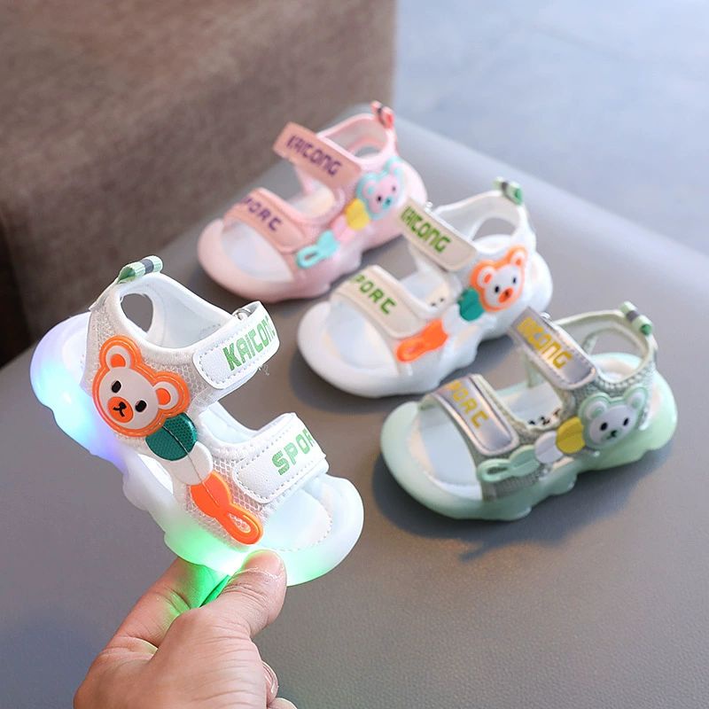 Svekes Sepatu Sandal Anak Cewe Cowo Sol Lunak Sepatu Lampu Sandal Sepatu