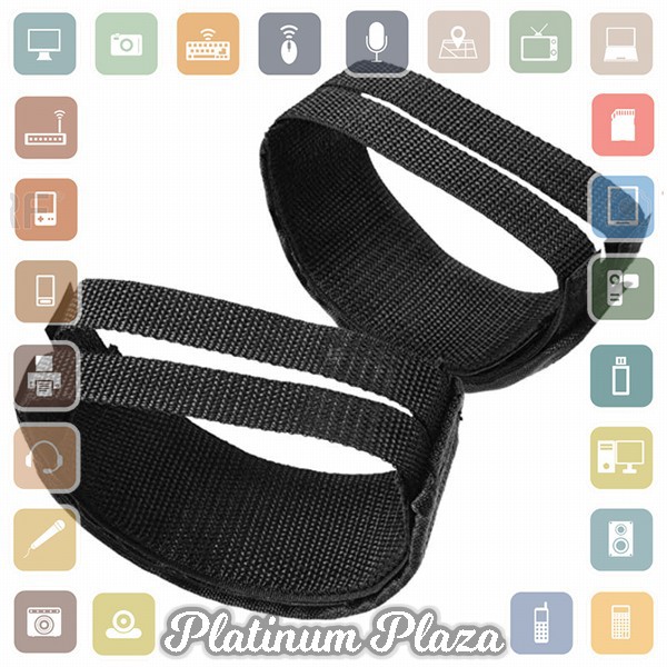 PROMEND Tali Pedal Sepeda Bicycle Pedal Toe Clip Foot Strap Cover - YQ097 - Black`3QNLL3-