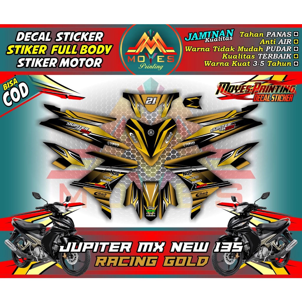 Decal stiker jupiter mx new 135 Decal stiker jupiter mx new 135 full body decal stiker jupiter mx 13