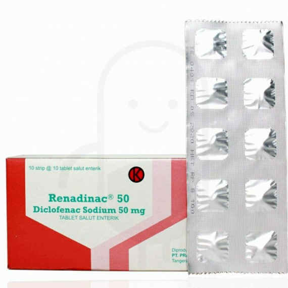 Diclofenac pot 50 mg uses kegunaan renadinac