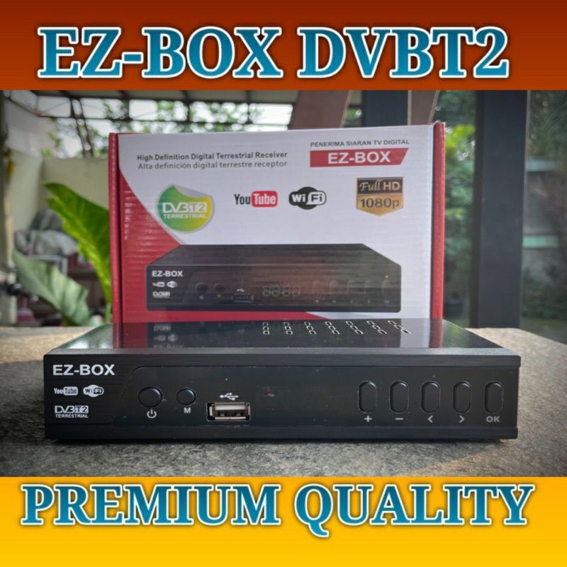 EZ-BOX SET TOP BOX DVB-T2 PENERIMA SIARAN TELEVISI DIGITAL