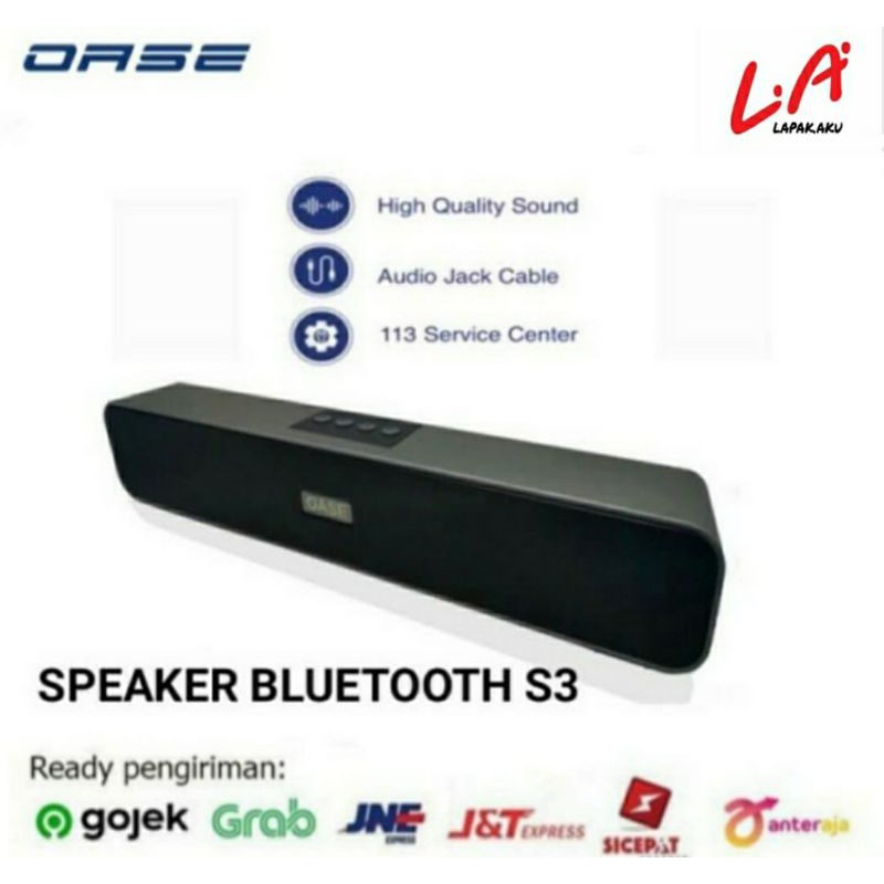 Oase Bluetooth Speaker S3 Garansi Resmi Oase Oppo Indonesia