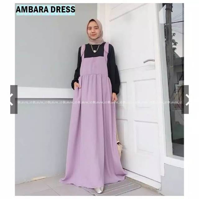 Ambara dress pakaian wanita fashion muslim baju gamis