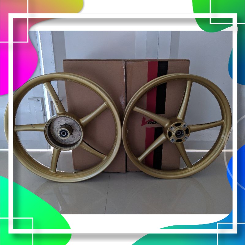 Velg VROSSI Racing Replika RCB Jupiter Mx 160/185 ring 17 cocok buat CB GL MP TIGER TIREV