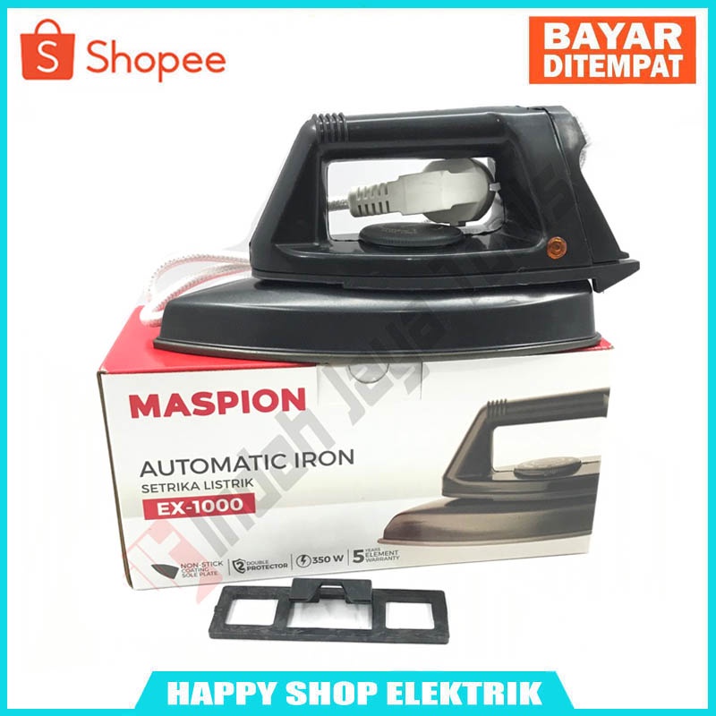 Jual Setrika Maspion Ex 1000 Garansi Resmi Berkualitas Shopee Indonesia