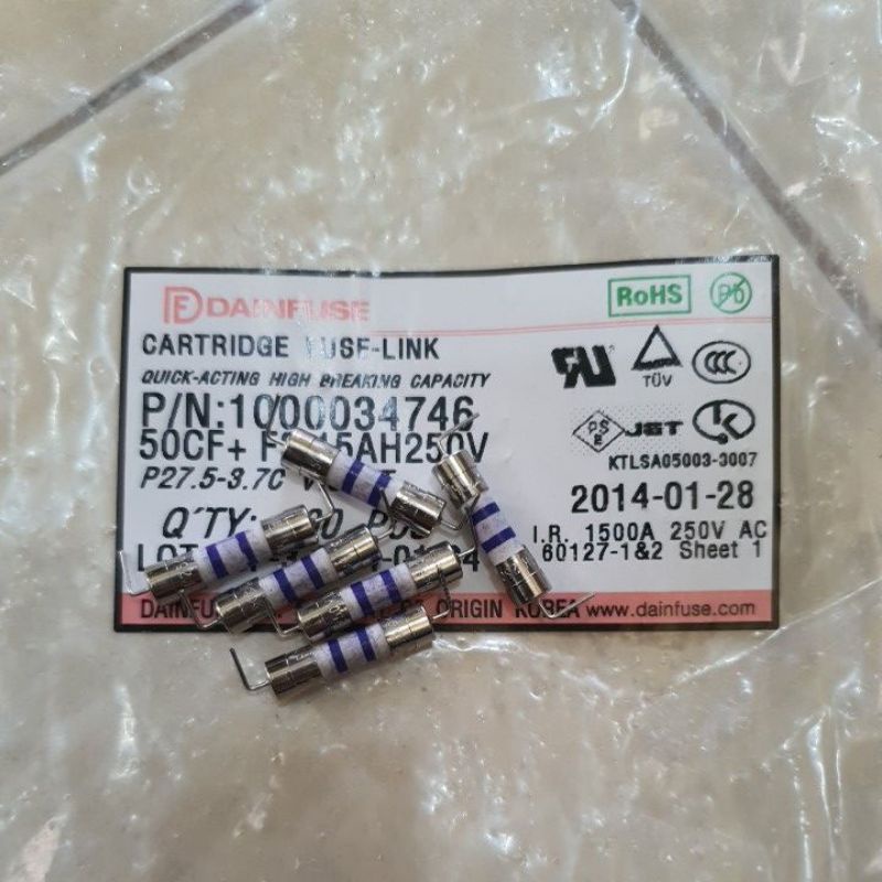 FUSE KRAMIK 3,15A ADA KAKI ORIGINAL