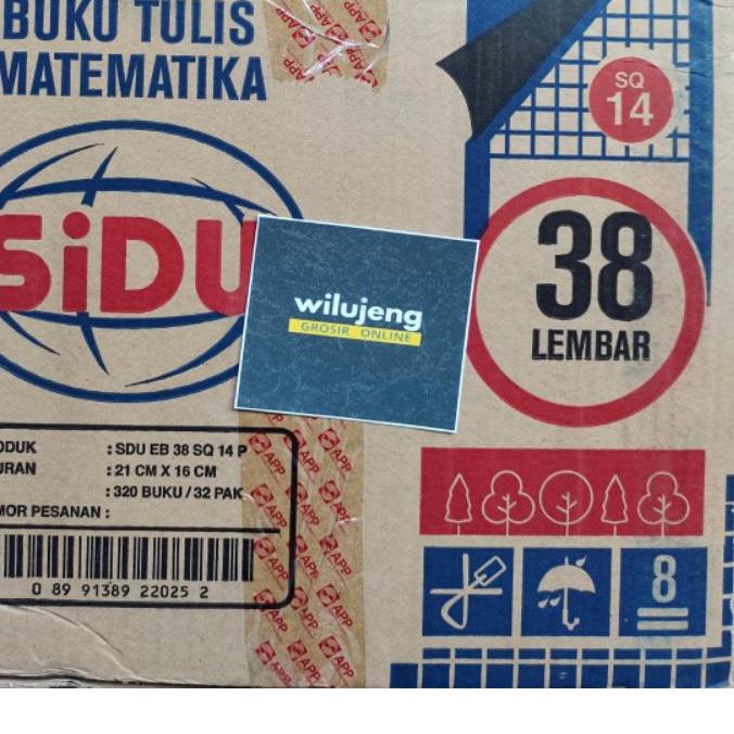 

Grand Seller|SQ32|Buku Tulis SQ14 Kotak Besar Sidu 38 Lembar (10 pcs / 1 pak) (1,1kg)