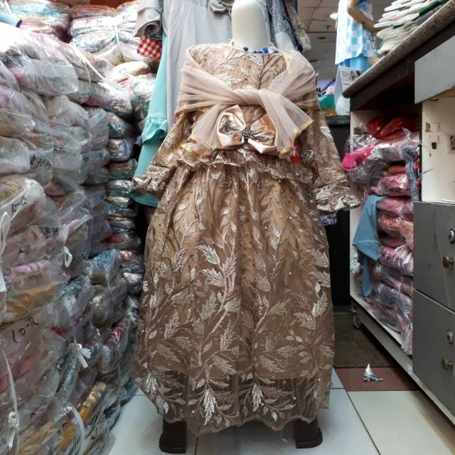 Gamis mewah gold import