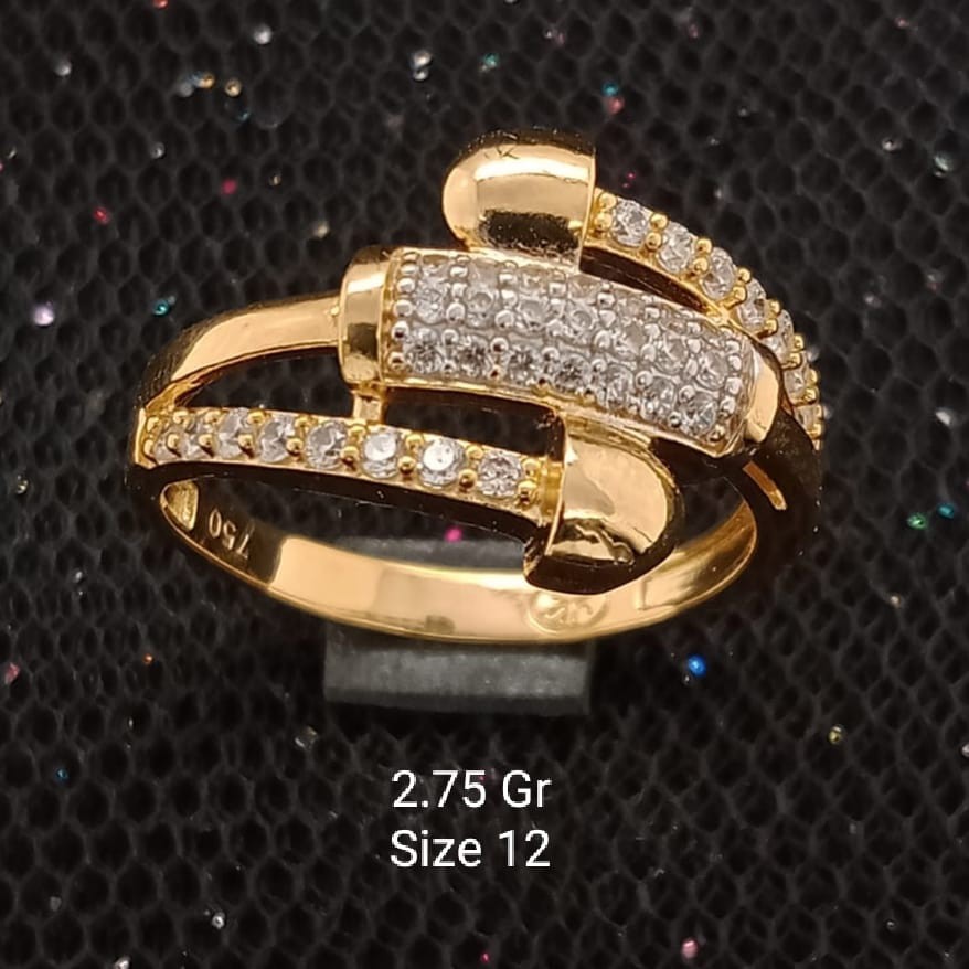 Cincin Emas 17 K - 2.75 Gr Kadar 750 - 2549