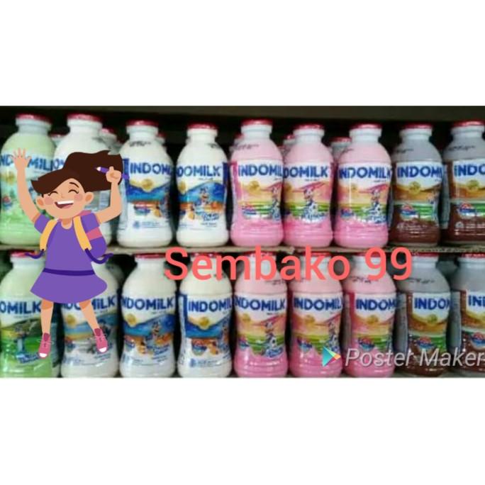 

BISA BAYAR DITEMPAT INDOMILK BOTOL COKLAT/STRAWBERRY/VANILLA/MELON 190 ML - Vanila