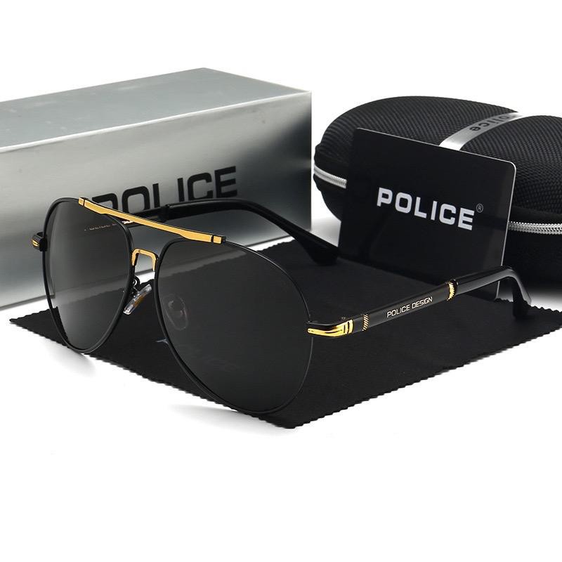 Kacamata POLICE / POLISI Pria Polarized Anti UV police sunglasses Kacamata Inspektur vijay