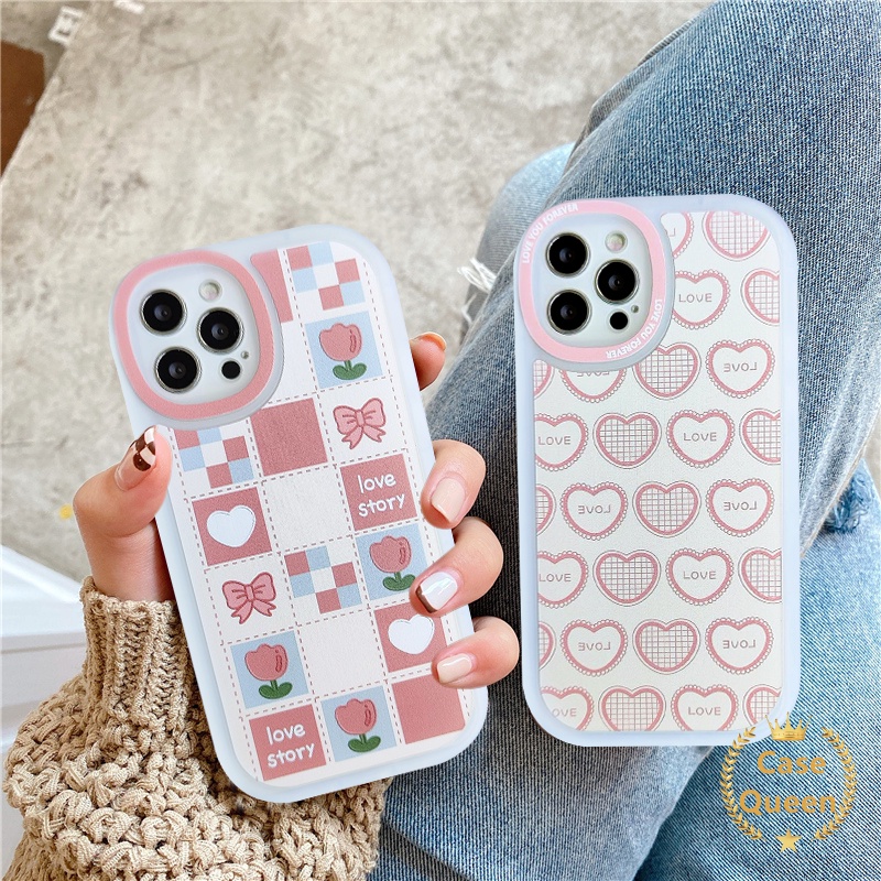 Soft Case Motif Hati Untuk Oppo A57 2022 A7 A5s A15 A16K A16E A15S A93 A52 A76 A96 A92 A36 A12 A3s A9 A5 A32 A11 A35 A3 A53 Az A11 A33 A3 6e A3 4 4Lite F17pro