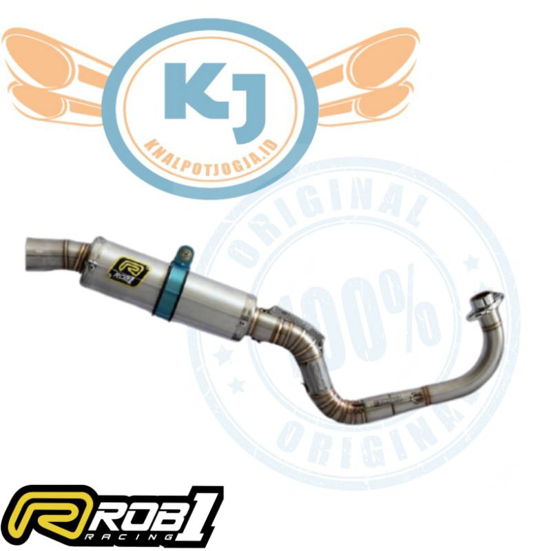 Knalpot Rob1 Rcb1 Original Mio Mio Soul Nouvo Mio Smile Mio Sporty Drag 155  200cc DB17  SS Stainles