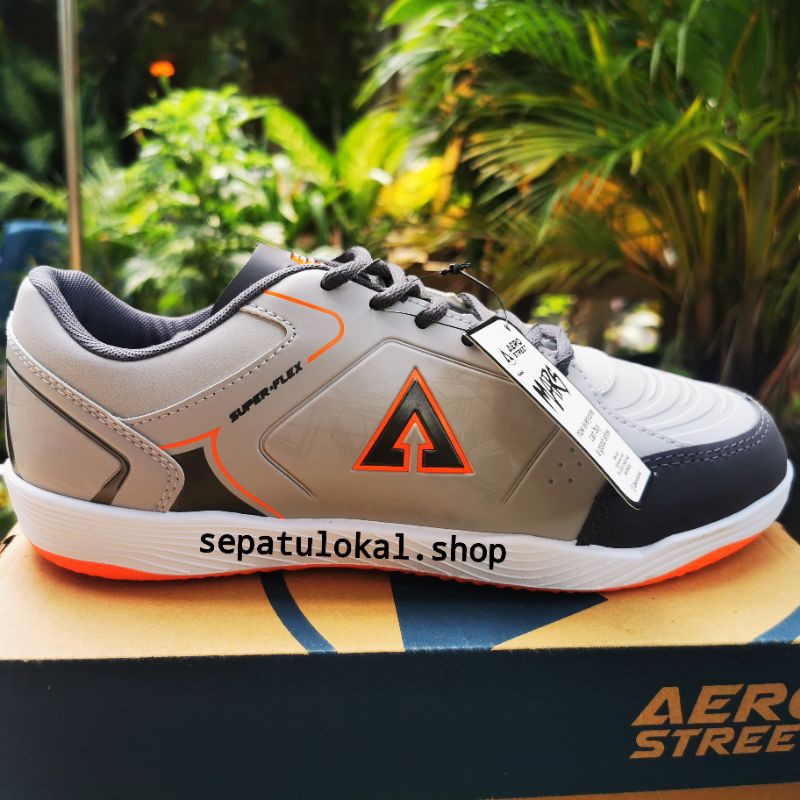 AEROSTREET MARS ABU SEPATU SNEAKERS LOKAL LOCAL SPORT OLAHRAGA FUTSAL GOWES