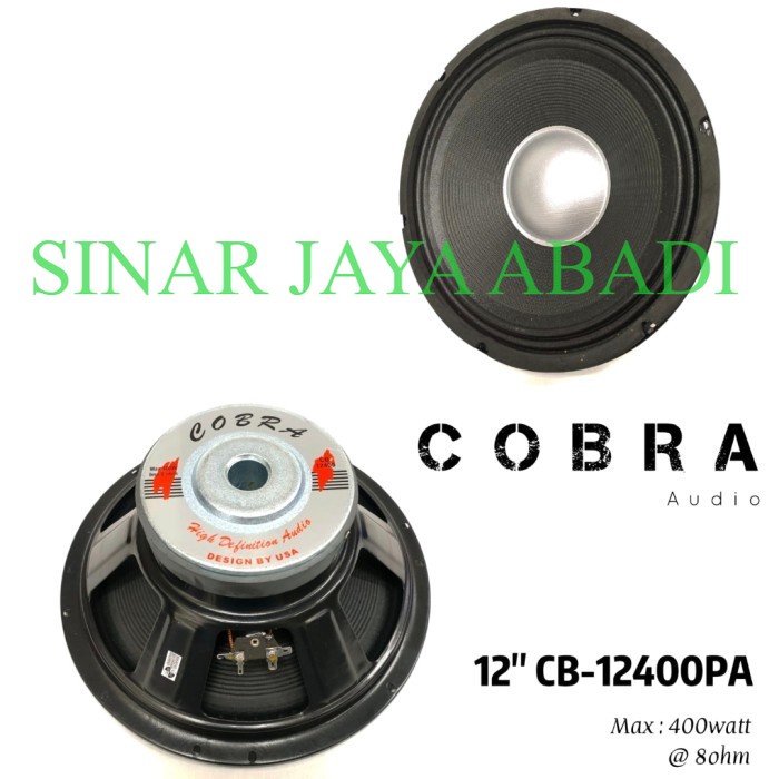 Speaker Cobra CB 12400PA 400w 12 inch full range