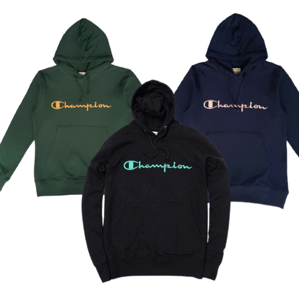 HOODIE CHAMPION ORIGINAL SCRIPT BORDIR  - CHAMPION SCRIPT BORDIR ORI - JAKET CHAMPION BORDIR UNISEX
