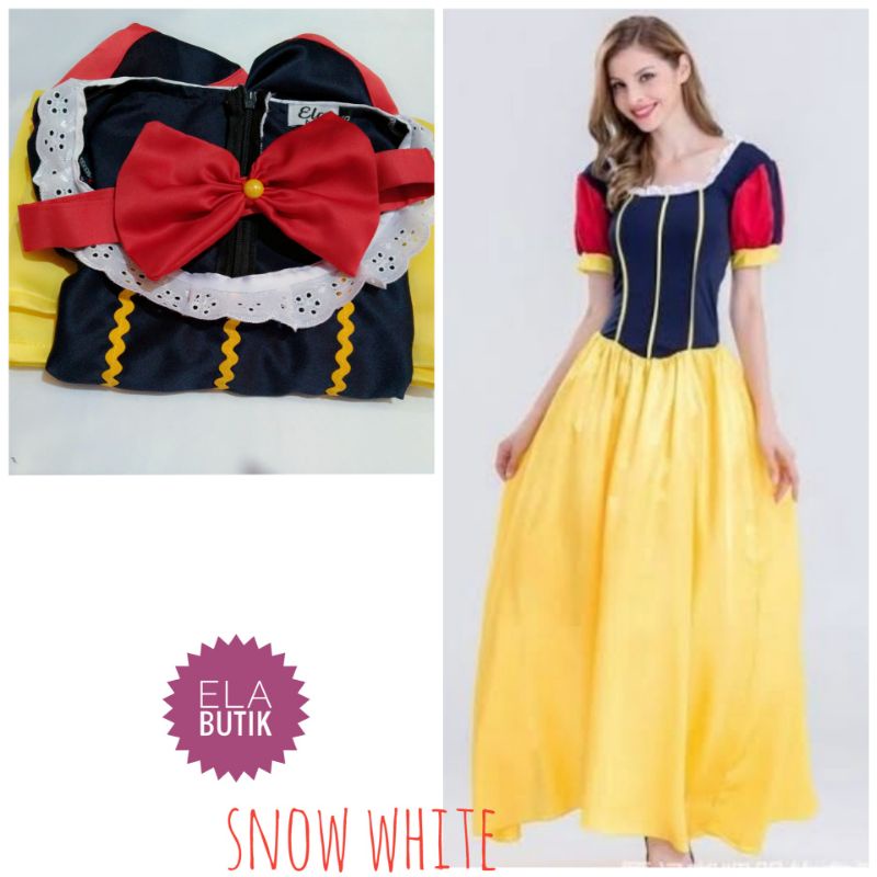 kostum snow white-dewasa-princess-kostum halloween