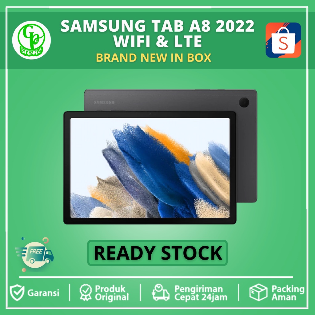 SAMSUNG Galaxy Tab A8 2022 LTE Calls WiFi 10.5 7040 MAh 8MP SM