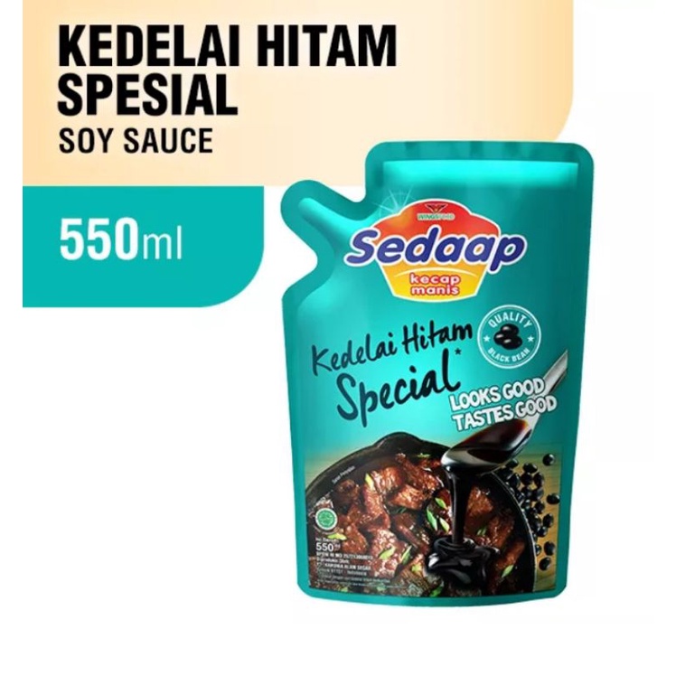 

Kecap Sedap Kedelai Hitam Special Pouch 550ml