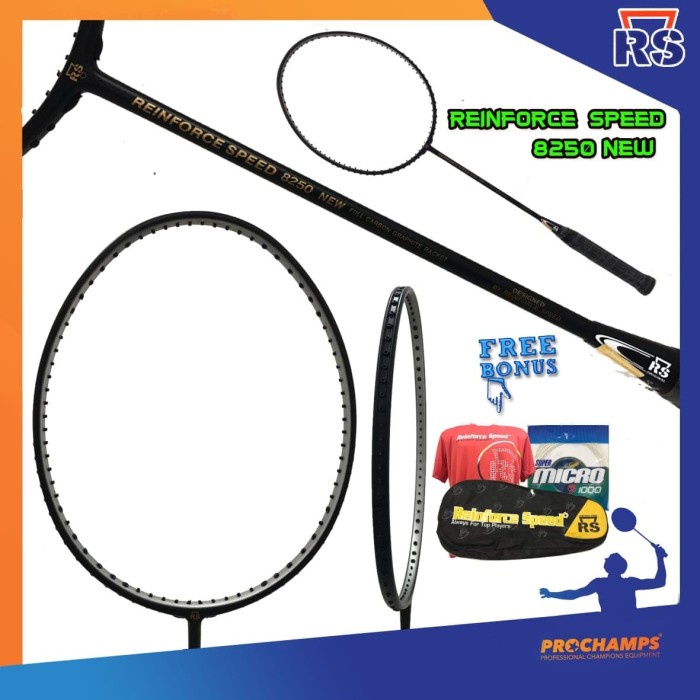 TERLARIS RAKET BADMINTON - RS 8250 NEW - ORIGINAL