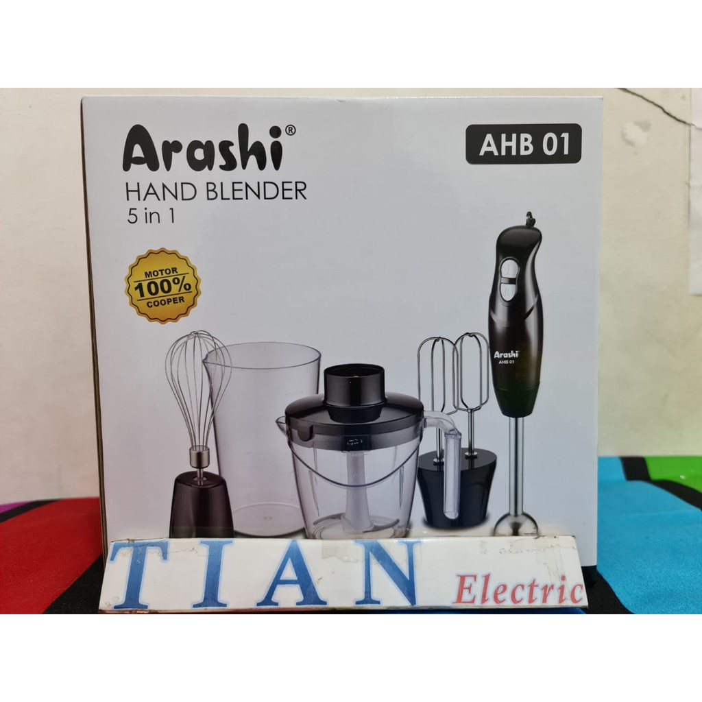 ARASHI AHB-01 Hand Blender 5IN1