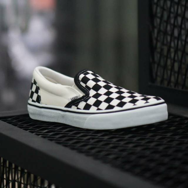 Vans SlipOn Checkerboard Black White Japan Market