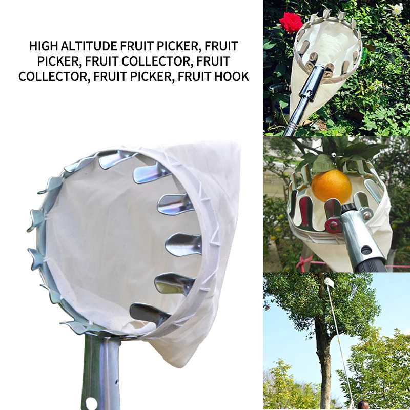 Alat Petik Pemetik Buah Logam Untuk Pertanian / Kebun / Alat Petik Buah / Pemanen Buah Fruit Picker Collection Tool