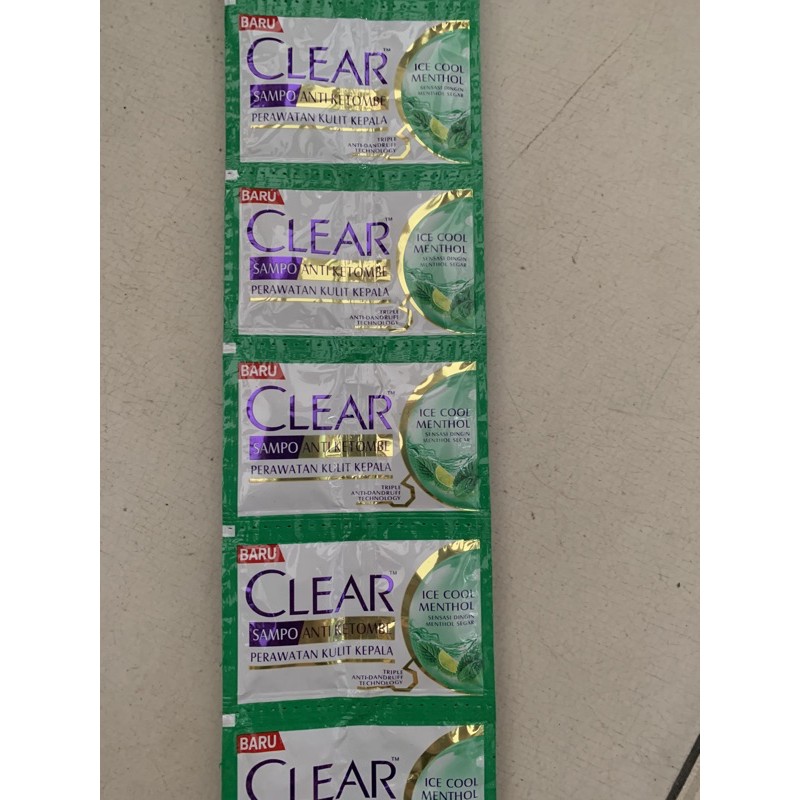 Shampoo Clear renceng isi 24 sachet