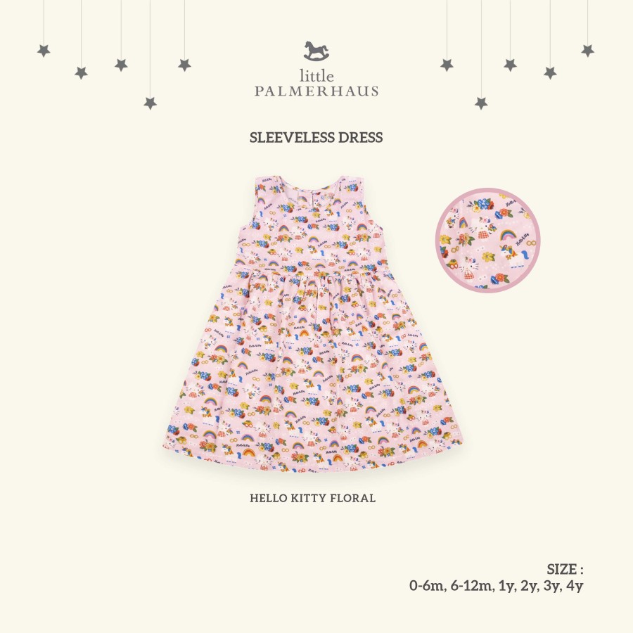 Little Palmerhaus DRESS SLEEVELESS / DRESS KUTUNG Bayi ANAK Perempuan 0-4y NEW