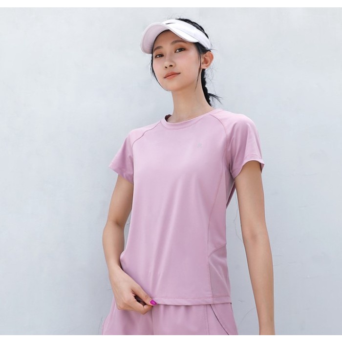 Baju Olahraga Aerobik Yoga Lengan Pendek DX2287