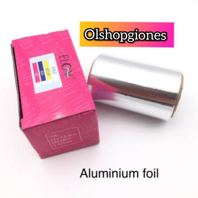 Aluminium Foil untuk cat rambut hailet Hight light bleacing omre