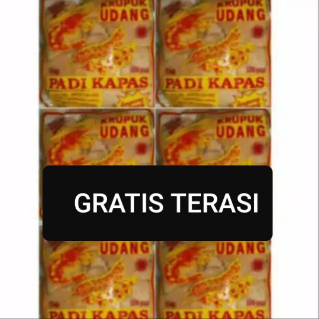 

1/2 BAL atau 10 bungkus krupuk udang padi kapas@250g